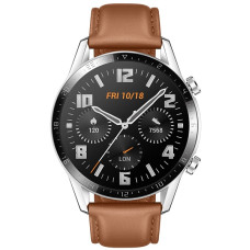 ساعت هوشمند هوآوی واچ GT 2 مدل 46 میلی متری با بند چرمی ( با گارانتی )